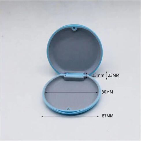 3pcs Secure Lock Denture Box, Compact Travel Container For Aligners, Retainers And False Teeth in Kuwait