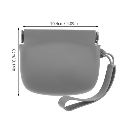 Operitacx Denture Storage Box with Hanging Strap - Silicone Mouth Guard Container for Dental Retainers - Lightweight Secure Dental Braces Box for Office, Camping, and Parties in Saudi Arabia