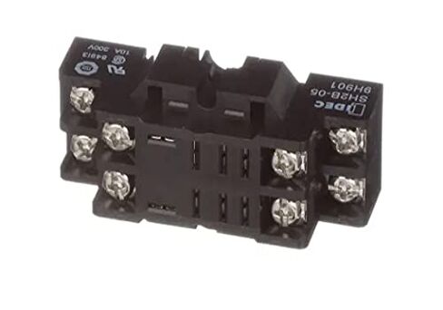 IDEC - SH2B-05 - مقبس مرحل، برغي، 10 A DIN Rail 8 Pins 300 V RH2B Series-6pack in Kuwait