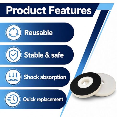 6PCS 9" Discs Sanding Backup Pads Compatible with Porter Cable 7800 Drywall Sander, Fits for Most 9" Discs Sanding Tools, Foam Backed for Durability and Reusable in Kuwait