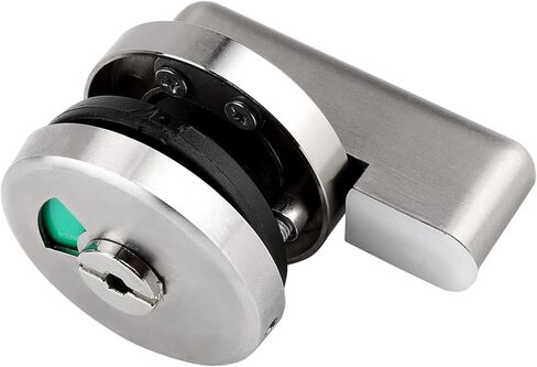 Haofy Privacy Indicator Door Lock Zinc Alloy with Red Green Light for 12 18mm Doors Restroom Occupancy Sign Easy Install for Public Restrooms Airports Hospitals in Kuwait