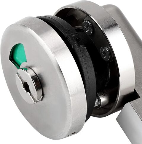Haofy Privacy Indicator Door Lock Zinc Alloy with Red Green Light for 12 18mm Doors Restroom Occupancy Sign Easy Install for Public Restrooms Airports Hospitals in Kuwait
