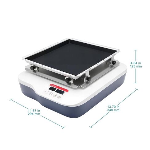 جهاز هزاز مداري رقمي من stonylab مع وظيفة توقيت، 40-200 دورة في الدقيقة، تحميل أقصى 2 كجم، سعة 20 مم، منصة 268 × 268 مم مع شاشة LED، للاستخدام المختبري in Kuwait