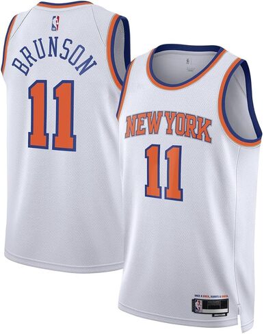 جالين برونسون نيويورك نيكس NBA Kids Youth 8-20 Association Edition White Swingman Jersey in Kuwait