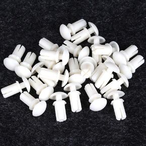 US Stock 100pc R3550 Nylon Push-Type Rivets Black Plastic Letter Rivets M3.5X5mm in Saudi Arabia