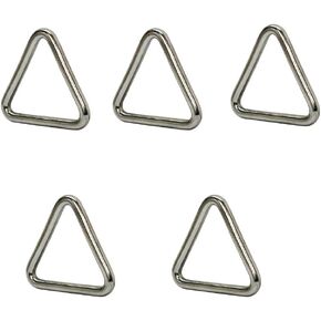5Pc 316 Stainless Steel Triangle Ring Welded 1/4" x 2" Marine Grade (6mm x 50mm) in Kuwait