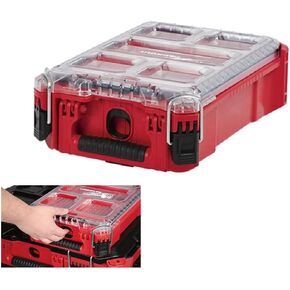48-22-8435 Compact Organizer Assembly FOR Milwaukee Packout Modular Storage Case with 5 Removable Bins Clear Lid IP65 Water Seal in Kuwait
