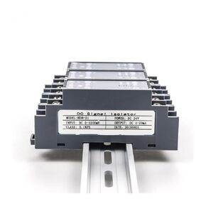 1pcs 1 in 1 Out 4-20 to 0-10V Active Passive Signal Isolator Current Voltage Signal Converter 1 in 1 Out(24Vdc,0-100MV Input_1-5V Output) in Kuwait
