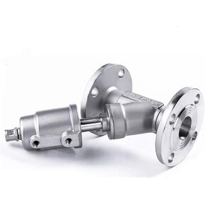 DN15 Stainless Steel Flanged Pneumatic Angle Seat Valve(Double Acting) in Kuwait
