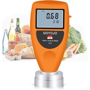 Water Activity Meter Smart Food Water Activity Tester for Jerky Dried Fruit Grain Vegetable Aw Moisture Mete Tools Adopt Non conductive Humidity Sensor, 0-1.0AW ±0.02AW Water Activity Analyzer Monitor in Saudi Arabia