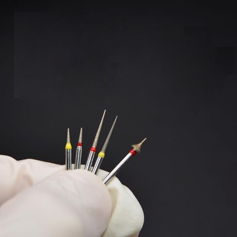 20 قطعة IPR الماس الأزيز خلق الفضاء الماس الأزيز FG 1.6 مللي متر تلميع في 2 حالات بلاستيكية حمراء مع 1 صندوق تخزين شفاف in Kuwait