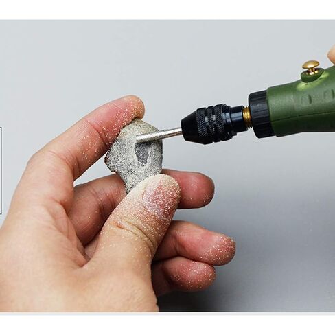 OctBird 90 Pcs Diamond Burr Bits Drill Kit for Engraving Carving Rotary Tool, 1/8"(3mm) Shank, for Glass, Gemstone, Metal in Kuwait