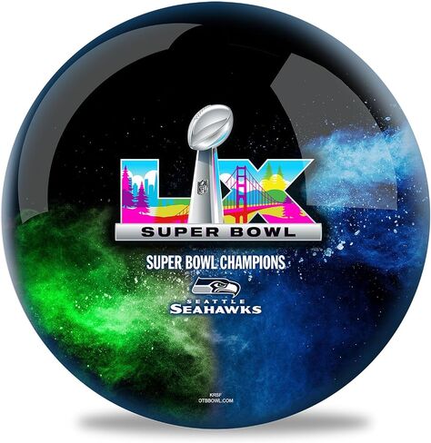 KR Strikeforce Super Bowl LX بطل سياتل سي هوكس كرة البولينج غير المحفورة in Kuwait