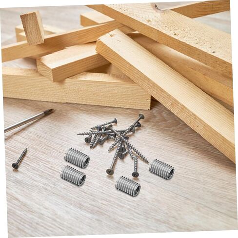 Threaded Nut Threaded Sleeve Thread Adapter Reducer Internal to M10 External 304 Stainless Steel 10pcs in Kuwait