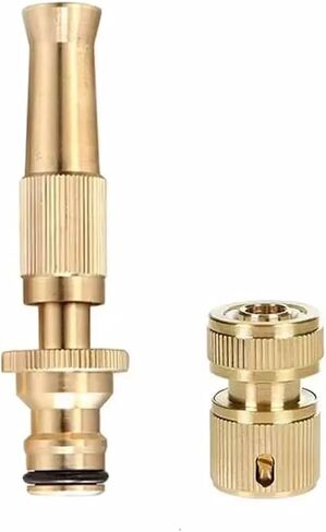 1pcs Adjustable High Pressure Water Gun, Multi-Pattern Spray Nozzle for Garden & Car Wash(COLORLESS) in Kuwait