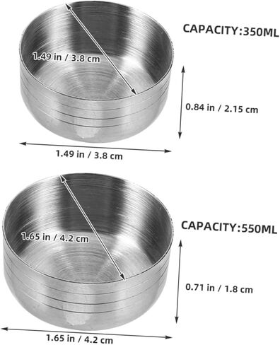LABRIMP 2pcs Stainless Steel Cocktail Shaker Cup Lids Reusable Leakproof Covers for Shaker Pots Versatile Design for Home Professional Use in Kuwait