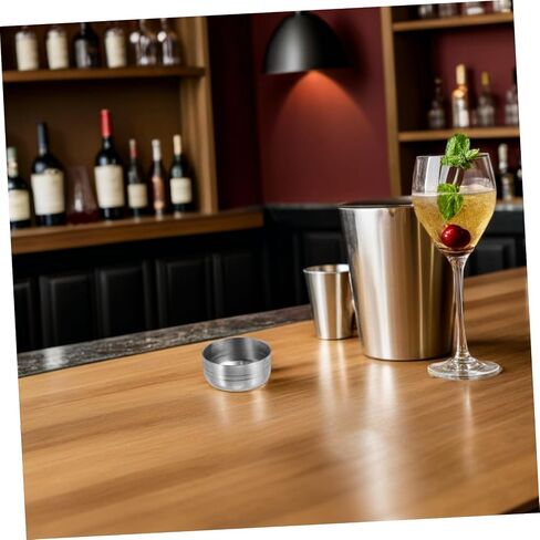 Cocktail Shaker Cup Lids Stainless Steel Shaker Lid for Drink Mixer Covers for Cups in Kuwait