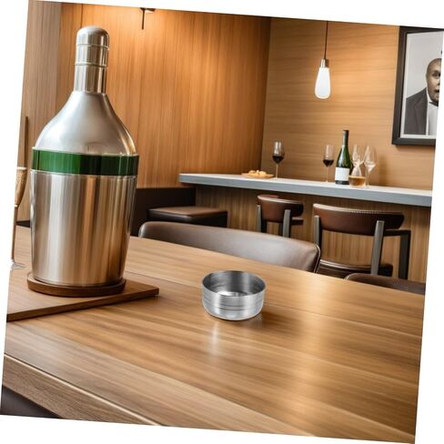 Cocktail Shaker Cup Lids Stainless Steel Shaker Lid for Drink Mixer Covers for Cups in Kuwait