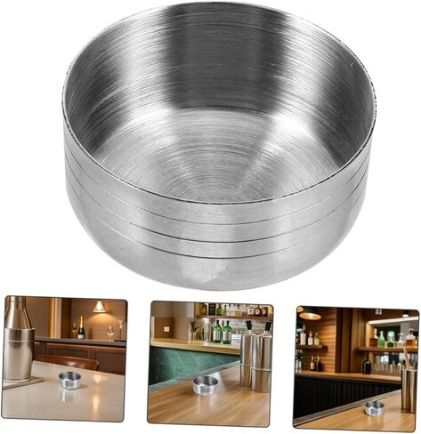 Cocktail Shaker Cup Lids Stainless Steel Shaker Lid for Drink Mixer Covers for Cups in Kuwait