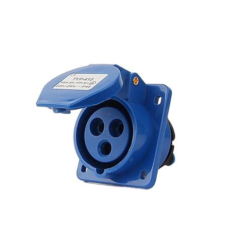 Industrial 3P 4-Pole 5-Pin Male/Female 16A 32A Wall-Mounted Panel Plug 220V 380V | [](5P 16A) in Kuwait