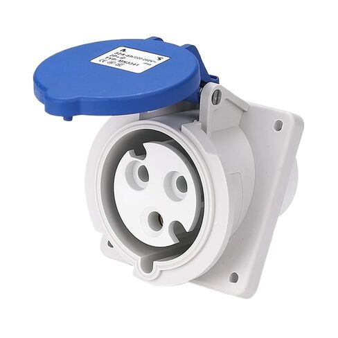 32A Industrial Socket MN3341 Concealed Type 32A*220V*3 Holes*7.04KW in Kuwait
