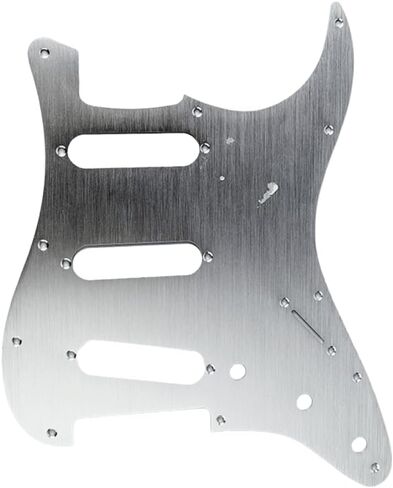 جيتار كهربائي SSS Pickguard - لوحة خدش من سبائك الألومنيوم ذات 11 فتحة، ملحق أداة متين وأنيق‌(ذهبي) in Kuwait