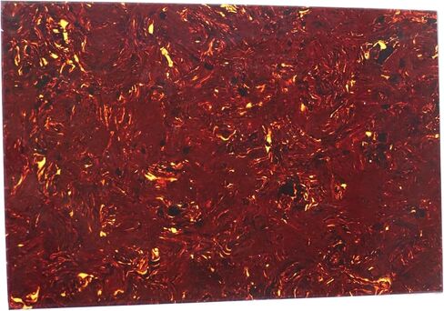 11.6"x17" inch DIY Guitar Bass Pickguard Blank Material Sheet - Scratch Resistant Backplate for Strat/Tele Guitars & Jazz/P Bass (Black) in Kuwait