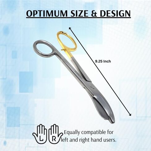 Heavy Duty Plaster Cast Cutting Scissors Shears With One Serrated Blade 9.25" German Grade Stainless Steel in Kuwait