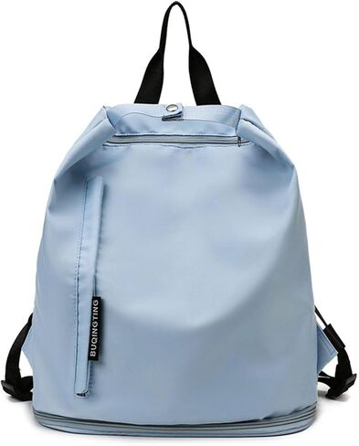 Sports Duffel Bag Swimming Equipment Bag Camping Fitness Exercising Hiking Fashionable Sackpack Sports Backpack, Sky Blue in Saudi Arabia