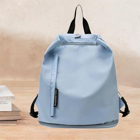 Sports Duffel Bag Swimming Equipment Bag Camping Fitness Exercising Hiking Fashionable Sackpack Sports Backpack, Sky Blue in Saudi Arabia
