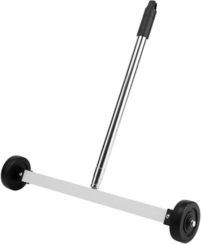 Adjustable Sweeper Sturdy Handheld Pickup Tool with Telescopic Metal Handle Wheels Portable Suitable for Workshops Industrial Cleaning in Saudi Arabia