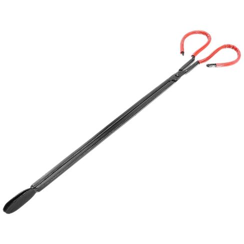 Gadpiparty Long Handle Trash Picker Grabber Tool for Outdoor Waste Paper Pickup, Heavy Duty Sanitationman Garbage Clip with Flat Head, 50cm Litter Grabber for Garden and Public Cleaning in Saudi Arabia