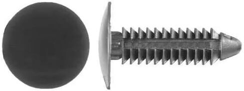 Push-In Rivet, Dome, 1/4 in Dia., 1-1/16 in L, Nylon in Saudi Arabia