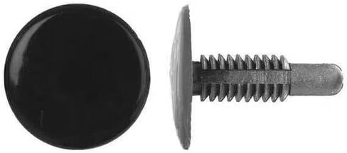 Push-In Rivet, Dome, 1/4 in Dia., 1 3/32 in L, Nylon in Kuwait