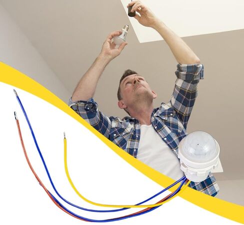 التحكم بحساس حركة الضوء | زر ضوء جراج الحمام المنشط بالحركة المتقدمة - وحدة تحكم أنيقة للحركة الداخلية والخارجية لغرفة المعيشة والمنزل in Kuwait