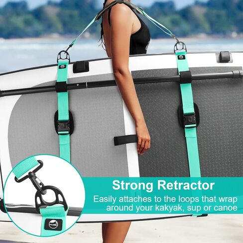 YVLEEN Paddle Board Carrying Strap, Waterproof SUP & Kayak Shoulder Strap, Universal Fit for Paddle Board Accessories in Saudi Arabia