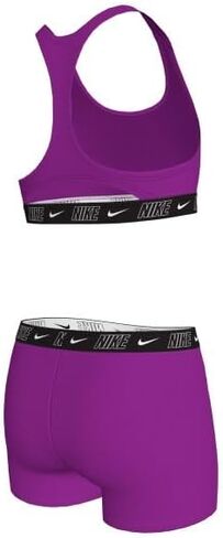 Girls' Nike Racerback Swimsuit Set with Top & Shorts in Saudi Arabia