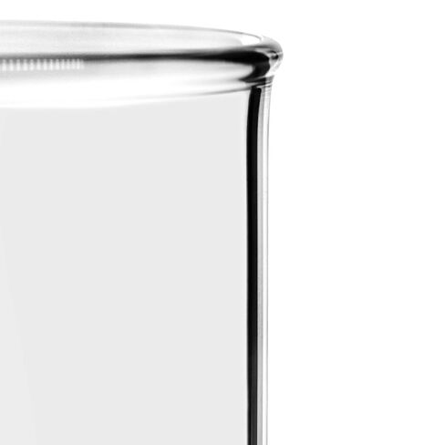 كوب EISCO (عبوة من 12 قطعة)، 100 مل - ASTM - شكل منخفض مع فوهة - مقياس مزدوج، تخرجات بيضاء - زجاج بوروسيليكات 3.3 in Kuwait