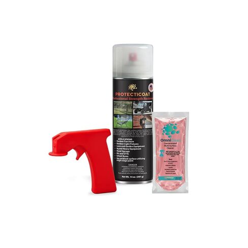 مجموعة Protecticoat Pro Finish — ملحق رذاذ الهباء الجوي + طبقة حماية 14 أونصة + مجموعة OmniClean Concentrate (4 أونصة) لاستعادة الدقة in Kuwait