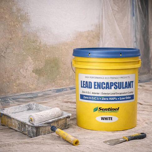 Interior/Exterior Lead Encapsulant Coating, Zero VOC, Low Odor (5 Gallon, Clear) in Kuwait