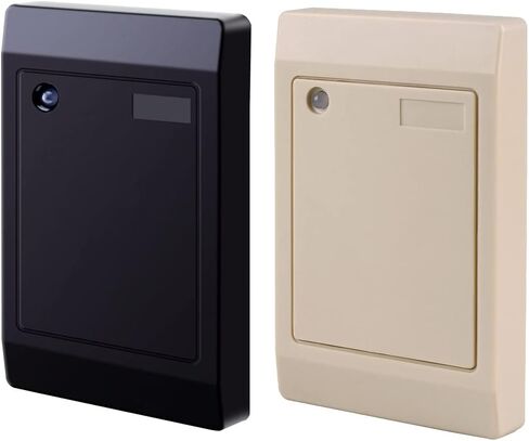 Waterproof NFC Access Control Card Reader 125Khz 13.56Mhz Wiegand 26/34 Swipe Card Reader for Access Control System (13.56Mhz Black) in Kuwait