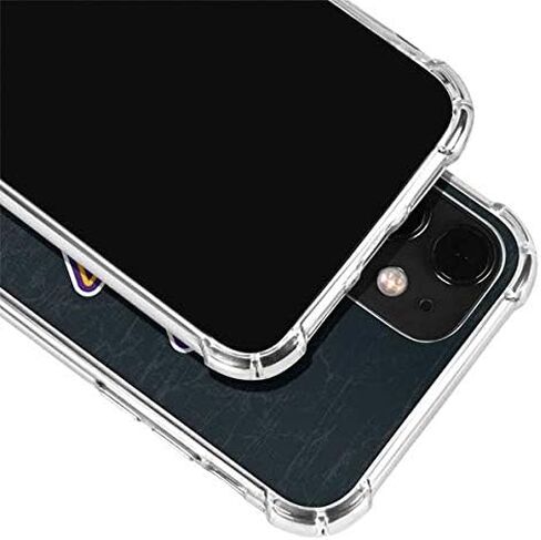 حافظة هاتف Skinit الشفافة متوافقة مع iPhone 12 - تصميم شعار ثانوي مرخص رسميًا من NBA Los Angeles Lakers in Kuwait