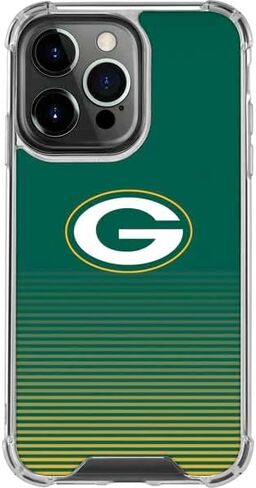 حافظة هاتف Skinit الشفافة متوافقة مع iPhone 15 Pro Max - تصميم منفصل مرخص رسميًا من NFL Green Bay Packers in Kuwait