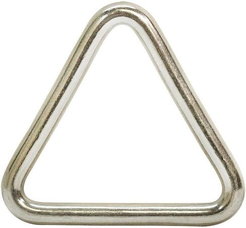 5Pc 316 Stainless Steel Triangle Ring Welded 1/4" x 2" Marine Grade (6mm x 50mm) in Saudi Arabia