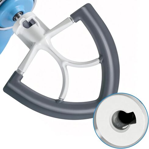 Flex Edge Beater for KitchenAid Tilt Head Stand Mixer, 4.5/5 QT, Silicone Edge Attachment in Saudi Arabia