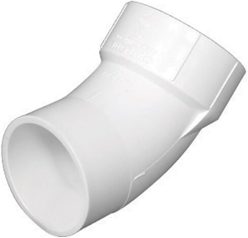 PVC003231400 Sch 40 PVC 45 D ee Elbow 4 Hub x 4 Spigot Dia. in. in Saudi Arabia
