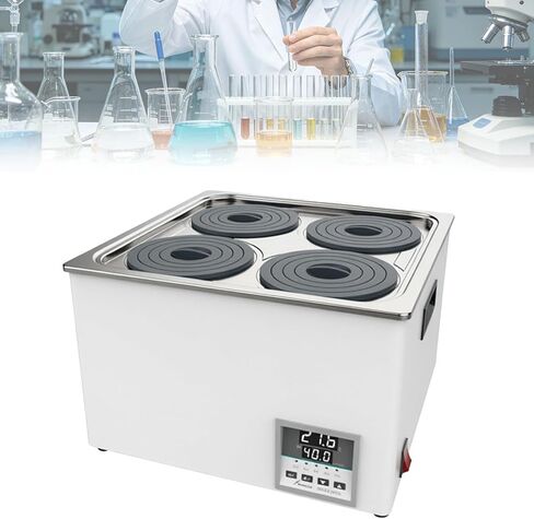 Scientific Digital Lab Water Bath, 1/2/4/6 Hole Thermostatic Stainless Steel Inner Water Bath with Digital Display, Research Center (6 Hole) in Saudi Arabia