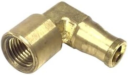 Tectran 87087 Dot Female Elbow Push Lock Brass Fitting, 1/4" Tube Size, 1/4" Thread Size in Saudi Arabia