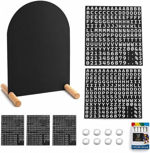 Magnetic Tabletop Message Board, Changeable Letter Display Sign – Metal Counter Display for Short Business Information | Reusable Tabletop Sign for Cafe Bakery Retail Shop and Reception Desk in Saudi Arabia