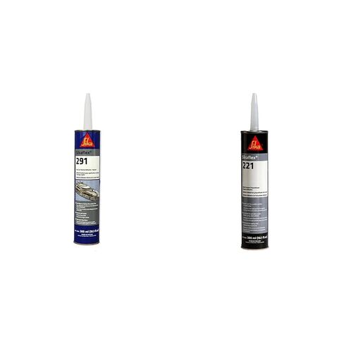 Sikaflex 291 10.1oz and Sikaflex-221 10.1oz Black Multi-Purpose Marine Grade Polyurethane Sealants and Adhesives in Kuwait